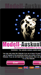 Mobile Screenshot of modellauskunft.com
